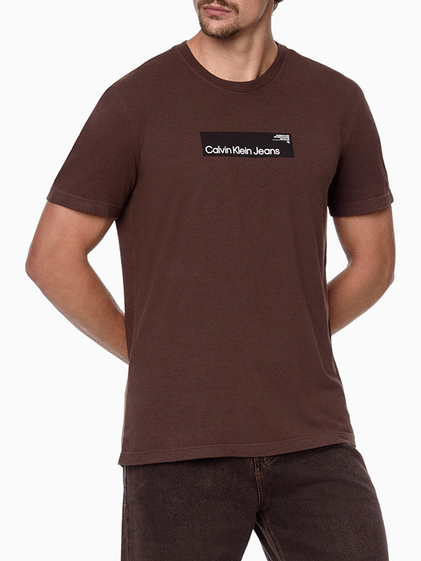 Camiseta Logo Stripe Calvin Klein